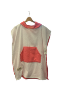 Poncho kids - Coral/Blanco 1707096000024390993 #1
