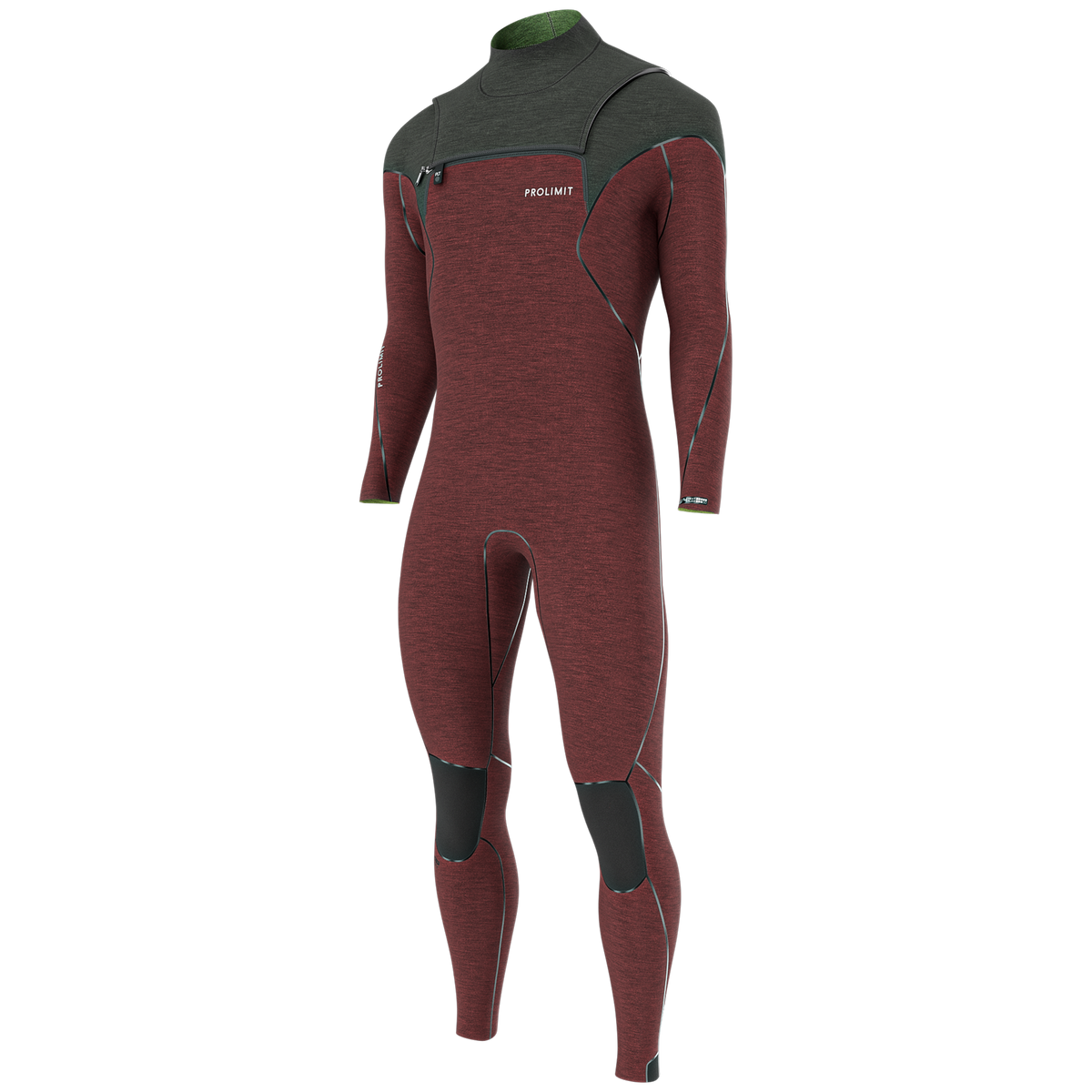 Mercury Steamer Freezip 4/3 FTM TR - Black/burgundy 1707096000034391667 #1