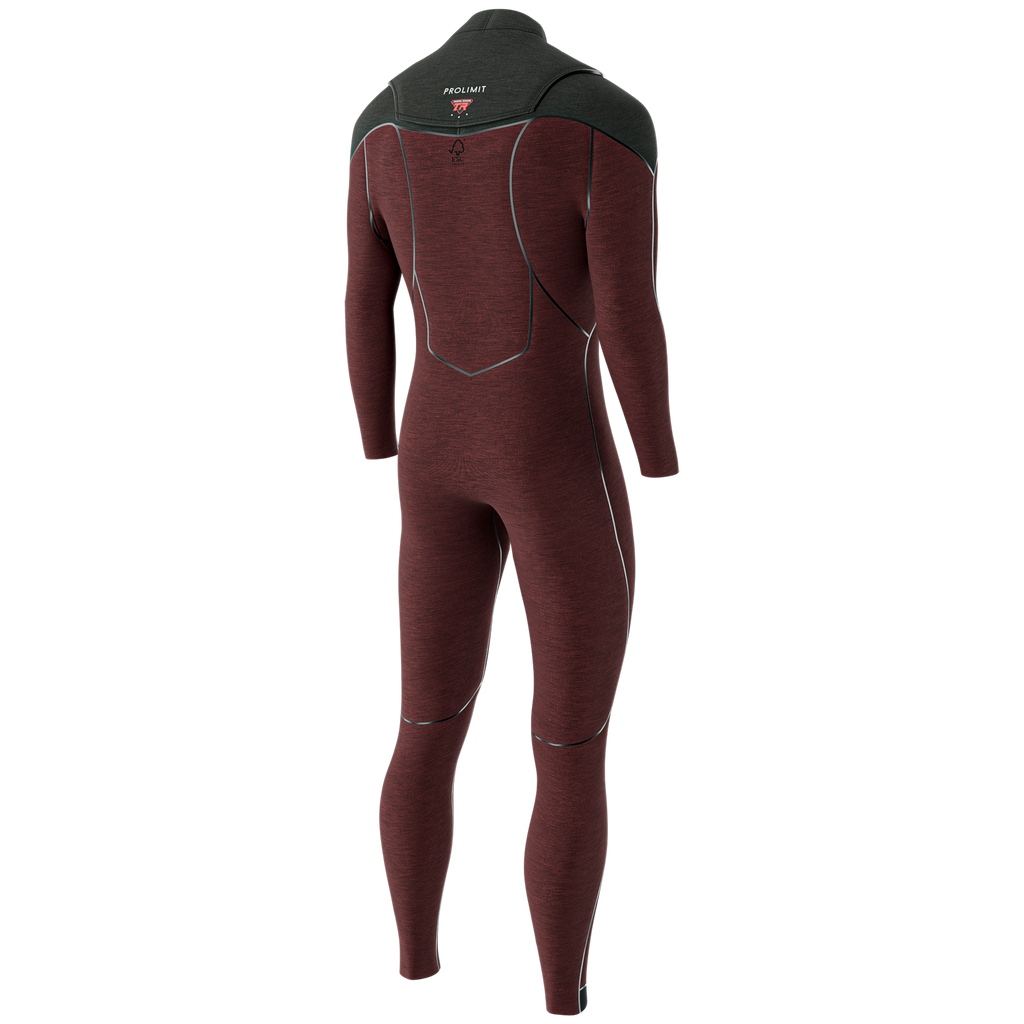 Mercury Steamer Freezip 4/3 FTM TR - Black/burgundy 1707096000034391667 #3