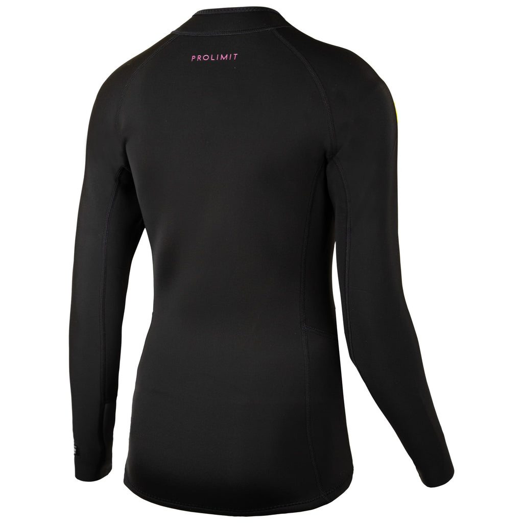 Womens Fire Neoprene Top Front Zip Long Sleeve 2Mm 1707096000024949135 #3