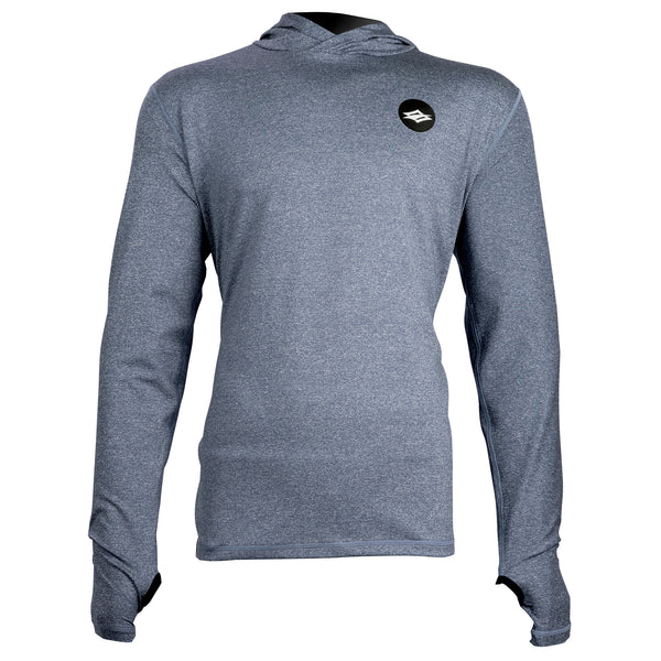 Long Sleeve Loose Fit Hooded - Grey 1707096000044004317 #1