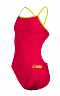 GIRL'S TEAM SWIMSUIT CHALLENGE SOLID 960 Freak Rose 1707096000022371392 #1