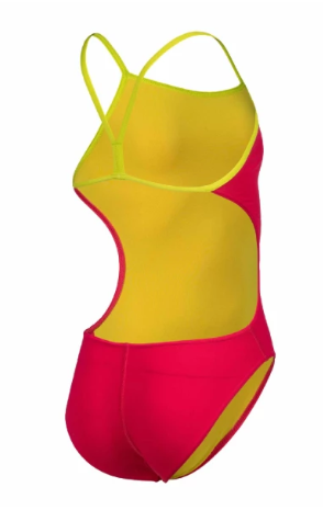GIRL'S TEAM SWIMSUIT CHALLENGE SOLID 960 Freak Rose 1707096000022371392 #2