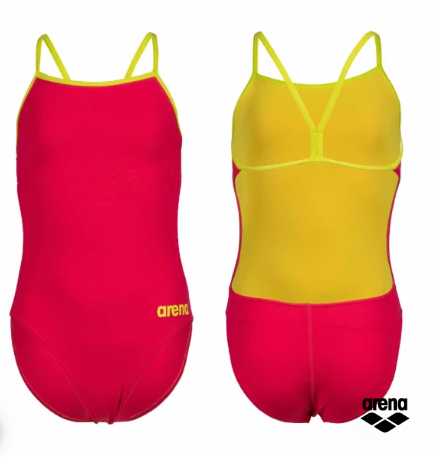 GIRL'S TEAM SWIMSUIT CHALLENGE SOLID 960 Freak Rose 1707096000022371392 #3