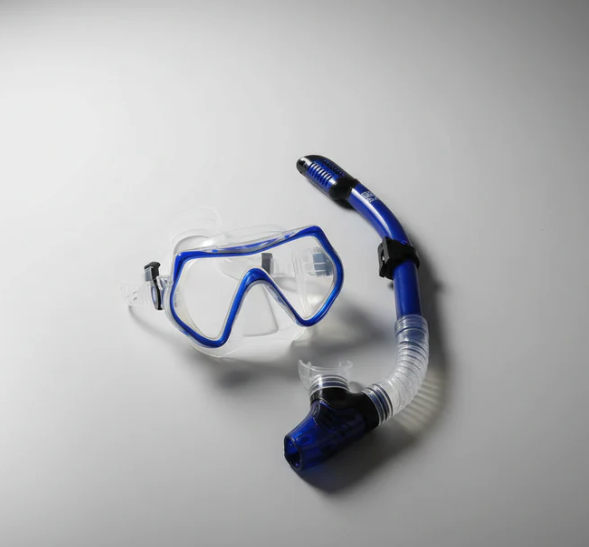 Manawa Diving Set Snorkel + Máscara - Azul 1707096000100659292 #1