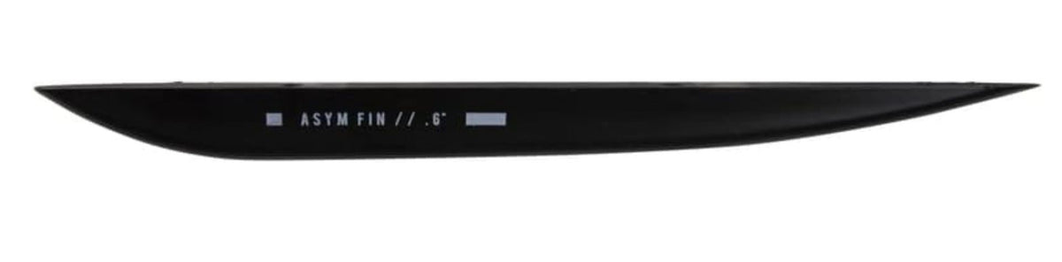 Fiberglass Asymmetrical Fin - (2 pack) - Black 1707096000035428706 #1
