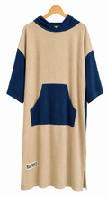 Poncho Fino - Combinado Azul/Beige 1707096000016968798 #1
