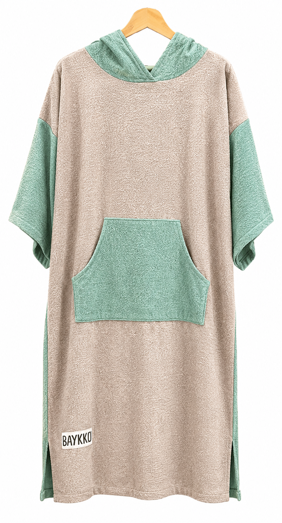 Poncho Fino - Combinado Vede/Beige 1707096000022169833 #1