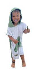 Poncho kids - Verde/Blanco 1707096000024390991 #1