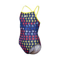 Girl's Carnival Print Swimsuit - Soft Green/ Multicolor 1707096000029942041 #1
