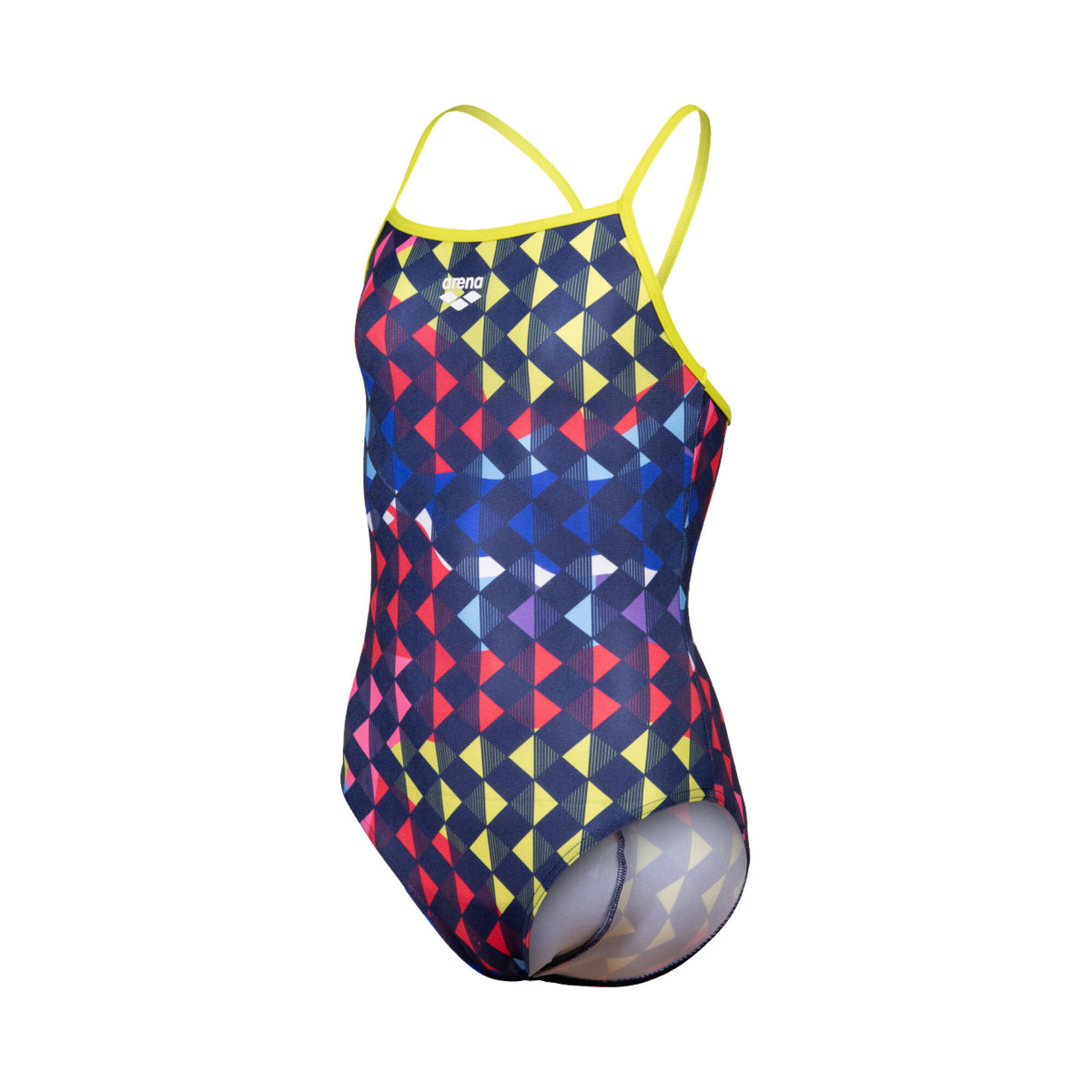 Girl's Carnival Print Swimsuit - Soft Green/ Multicolor 1707096000029942041 #1