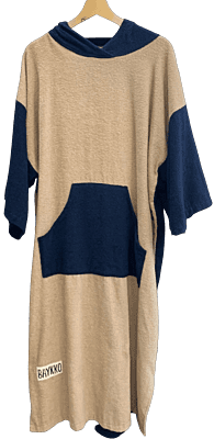 | Poncho  | L  | Combinado Azul/Beige  | Fino  |   | Baykko