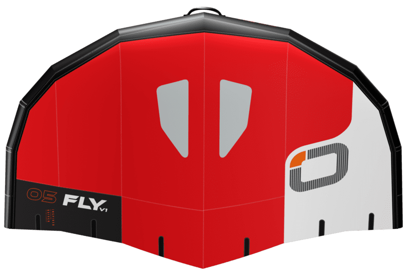 FLV15RW | FLY V1 Wing with bag and waist leash | 5.0 | Red/White |  |  | Ozone