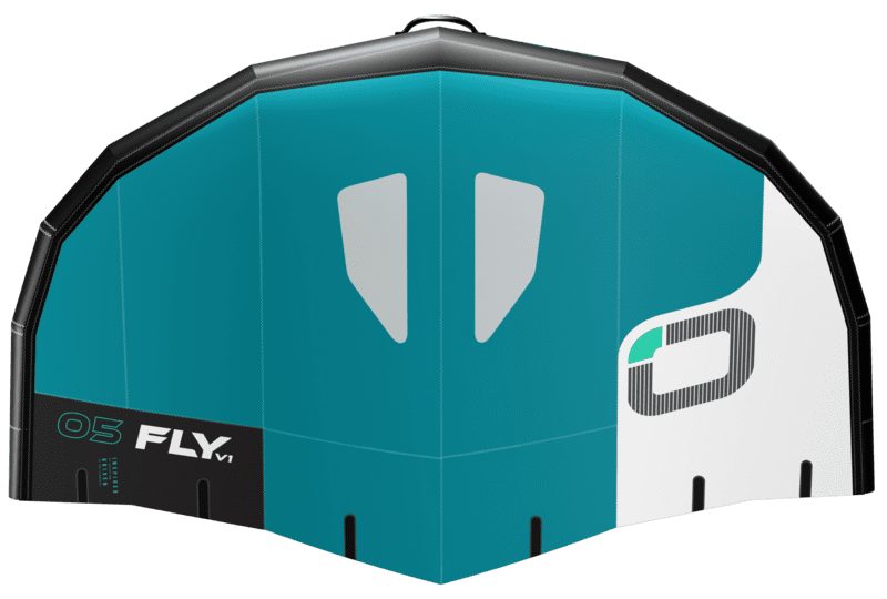 FLV15XW | FLY V1 Wing with bag and waist leash | 5.0 | Emerald/White |  |  | Ozone