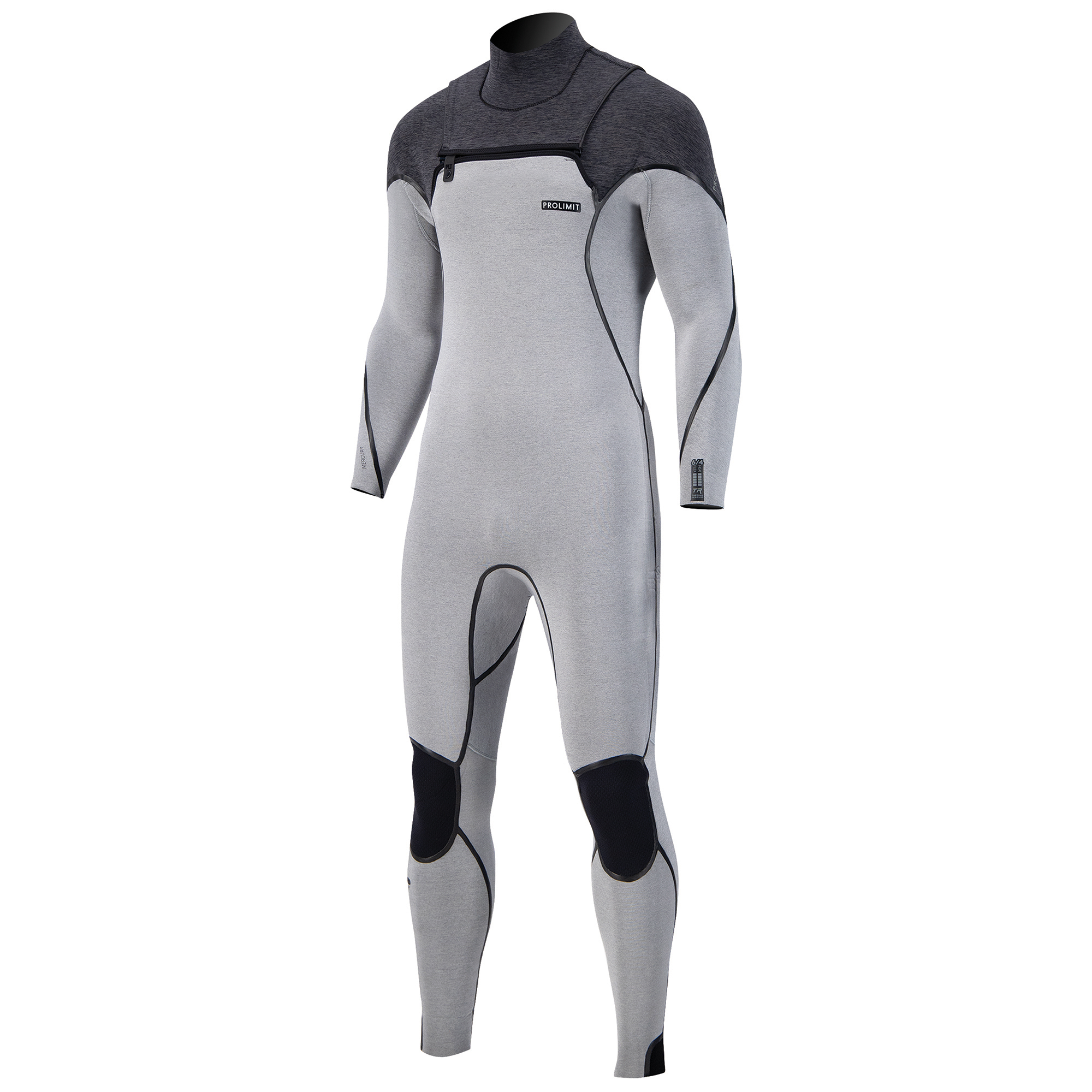 400.14045.020 | Mercury Tr Freezip Steamer 3/2 DL Ftm | 56/xxl | Misty Grey/Black | | | Prolimit