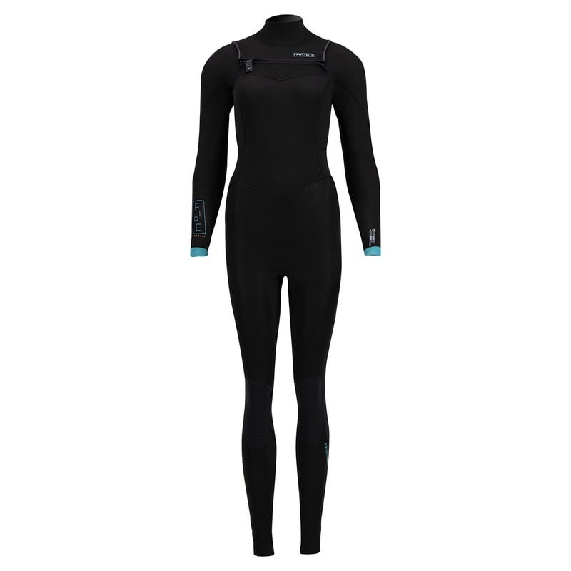 400.15070.010 | Fire Steamer 4/3 Freezip DL | 40/l | Black/Turquoise | | Mujer | Prolimit