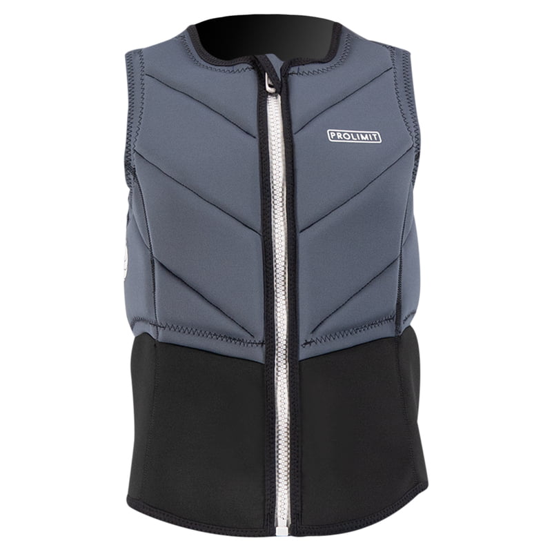 402.63091.020 | Womens Fire Vest Half Padded Front Zip | 36/s | Black/Ash/Ivory | | Mujer | Prolimit