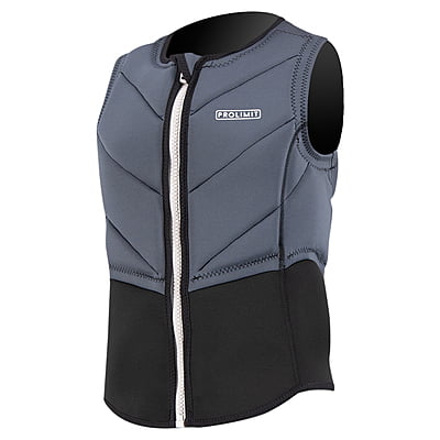 402.63091.020 | Womens Fire Vest Half Padded Front Zip | 34/xs | Black/Ash/Ivory | | Mujer | Prolimit