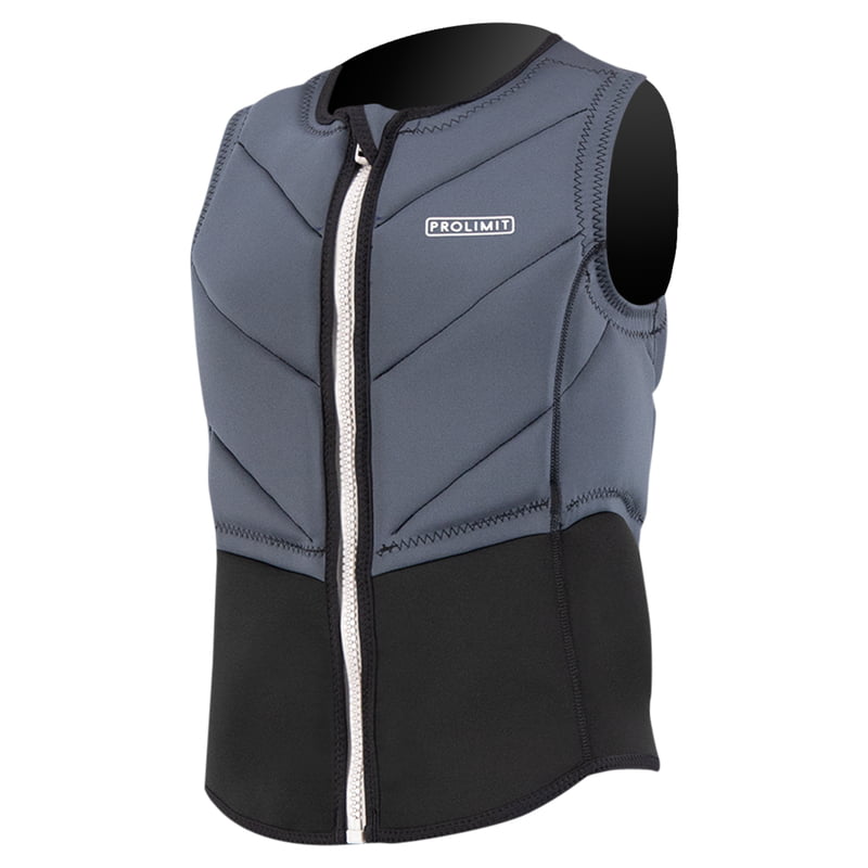 402.63091.020 | Womens Fire Vest Half Padded Front Zip | 34/xs | Black/Ash/Ivory | | Mujer | Prolimit